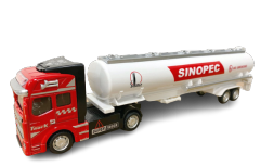 1/50 Scale Fuel Tanker Truck - Alloy Cab & Realistic Details