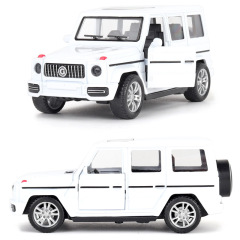 1:36 Off-Road Jeep Diecast Model - Rugged Alloy Toy with Pull-Back Function