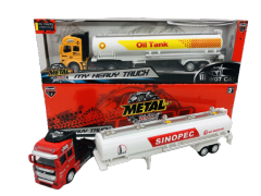 1/50 Scale Fuel Tanker Truck - Alloy Cab & Realistic Details