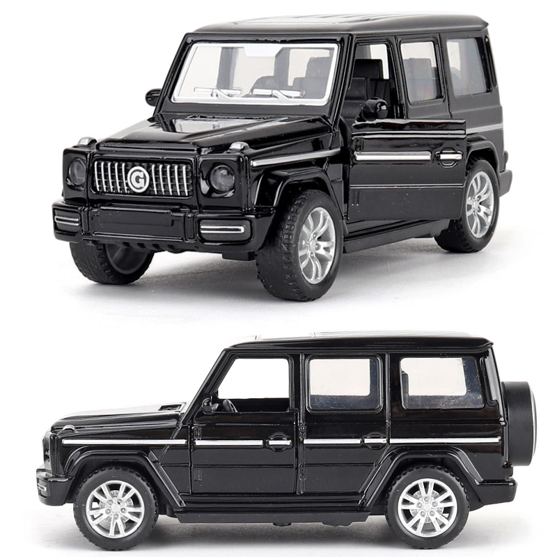 1:36 Off-Road Jeep Diecast Model - Rugged Alloy Toy with Pull-Back Function