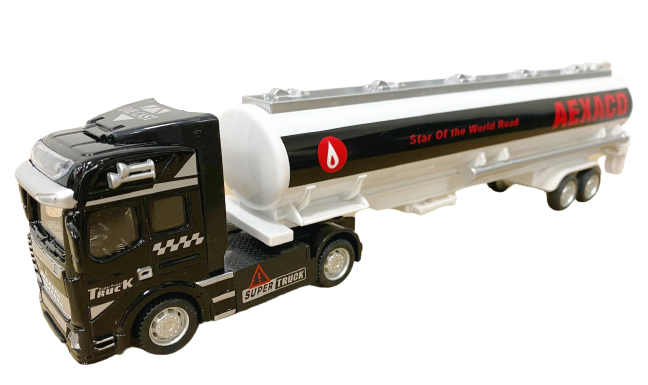 1/50 Scale Fuel Tanker Truck - Alloy Cab & Realistic Details