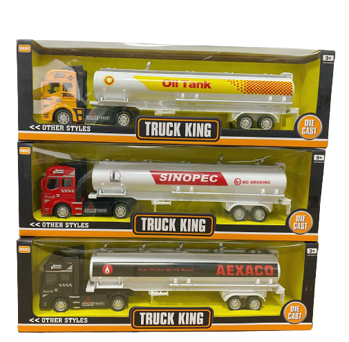 1/50 Scale Fuel Tanker Truck - Alloy Cab & Realistic Details