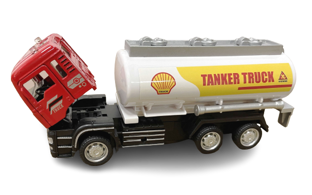 1/50 Short Oil Tanker with Detachable Tank & Tilting Cab