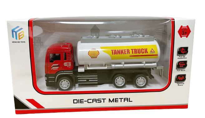 1/50 Short Oil Tanker with Detachable Tank & Tilting Cab