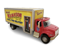 1/50 American Box Van Truck - Alloy Cab with Openable Rear Doors
