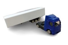 1/87 Scale Diecast Metal Container Truck Model - Realistic Logistics Transport Vehicle Toy for Collectors