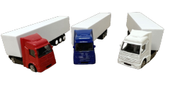 1/87 Scale Diecast Metal Container Truck Model - Realistic Logistics Transport Vehicle Toy for Collectors