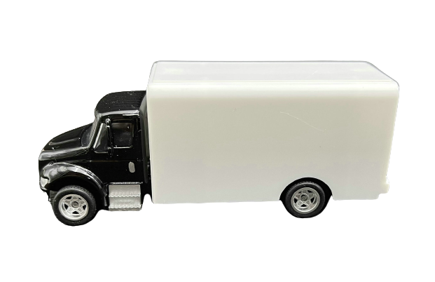 1:43 diecast cargo truck toy