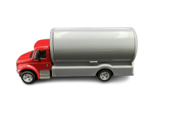 Scale 1:43 diecast tank truck oil truck toy model