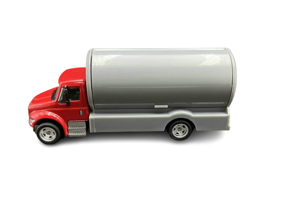Scale 1:43 diecast tank truck oil truck toy model