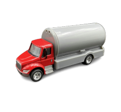 Scale 1:43 diecast tank truck oil truck toy model