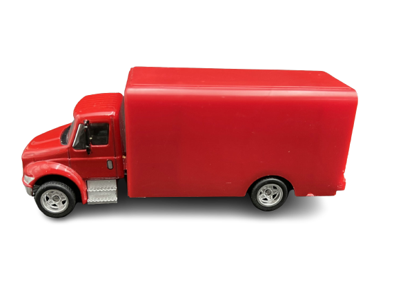 1:43 diecast cargo truck toy