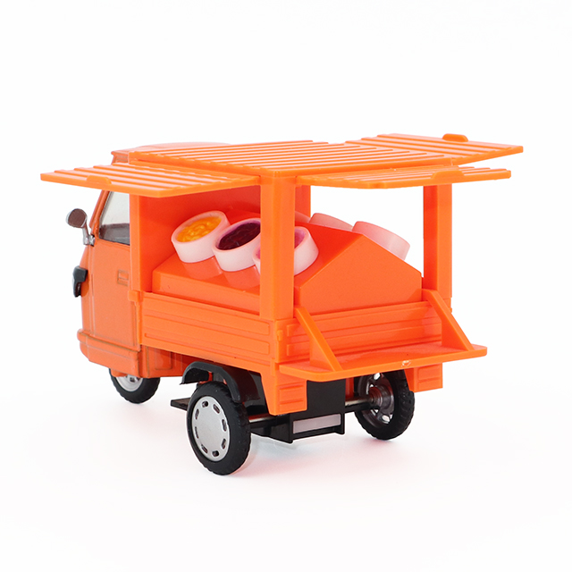 1:43 Scale Creative Ice Cream Tricycle Diecast - Pull-Back Alloy Dessert Truck