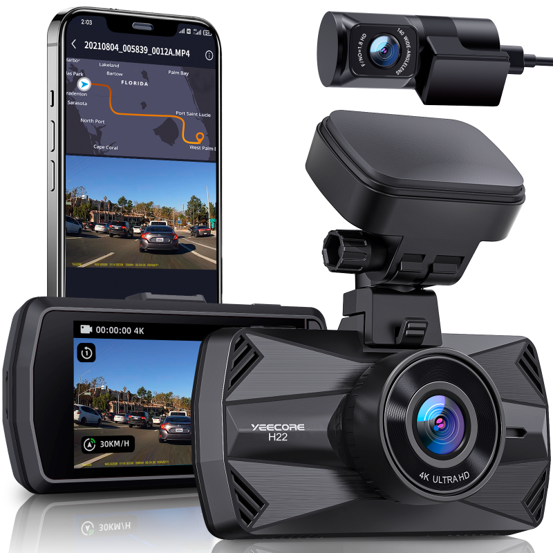 H22 4K Dual dash cam