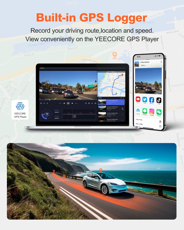 D22 4K Dual dash cam