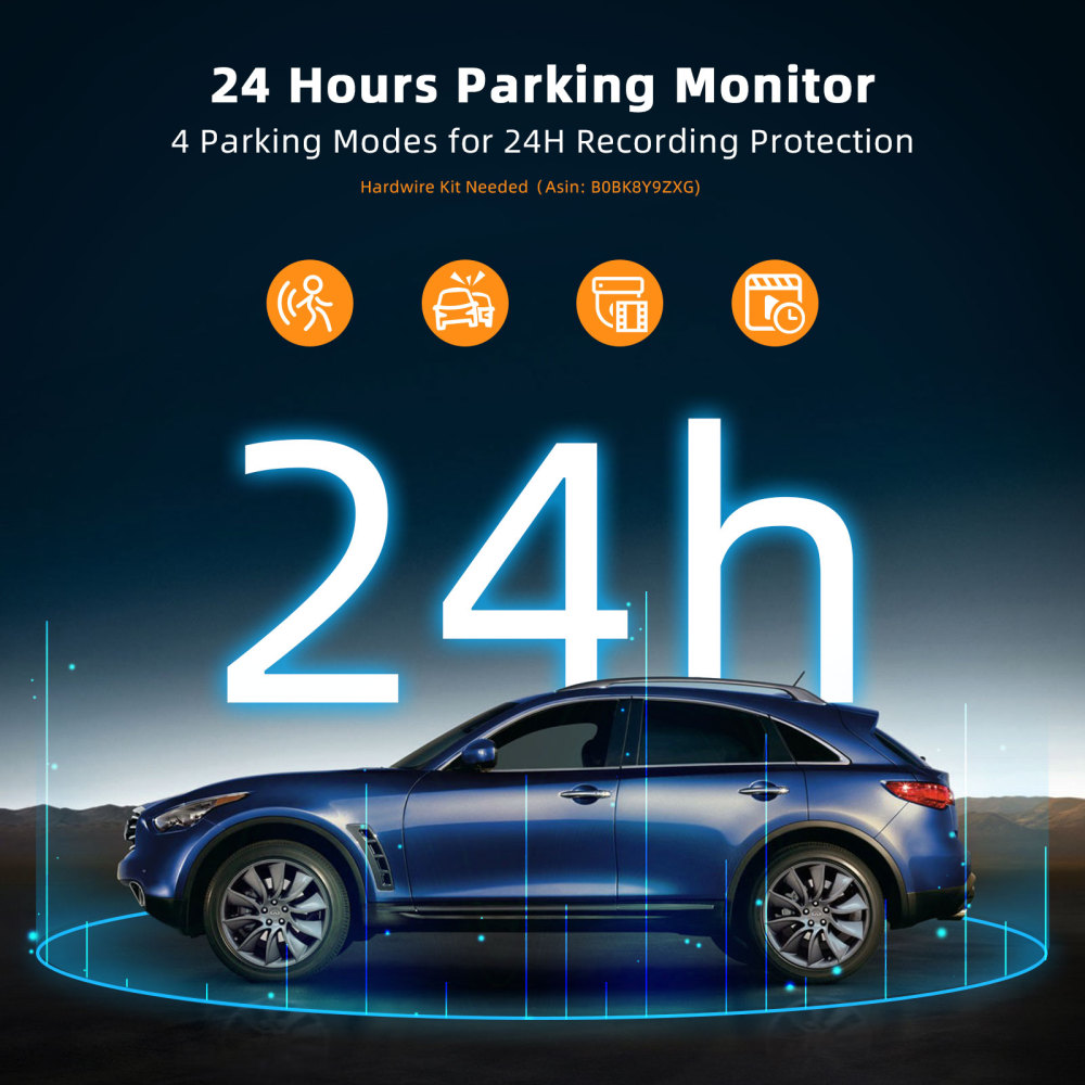 D53 3 Channel dash cam