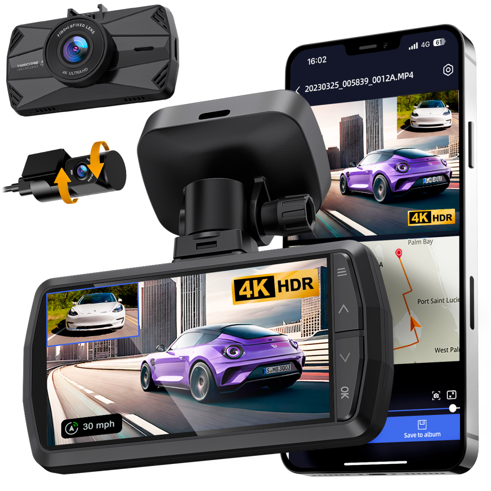 H22 4K Dual dash cam