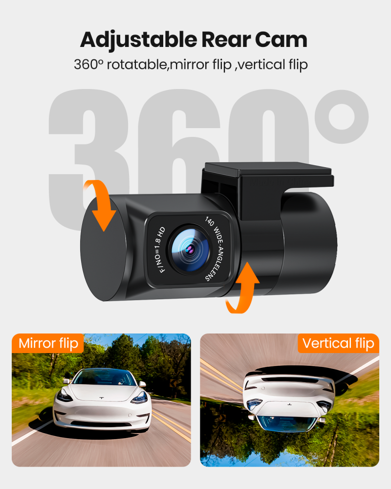 Adjustable Rear Camera (Cable NOT INCLUDED)