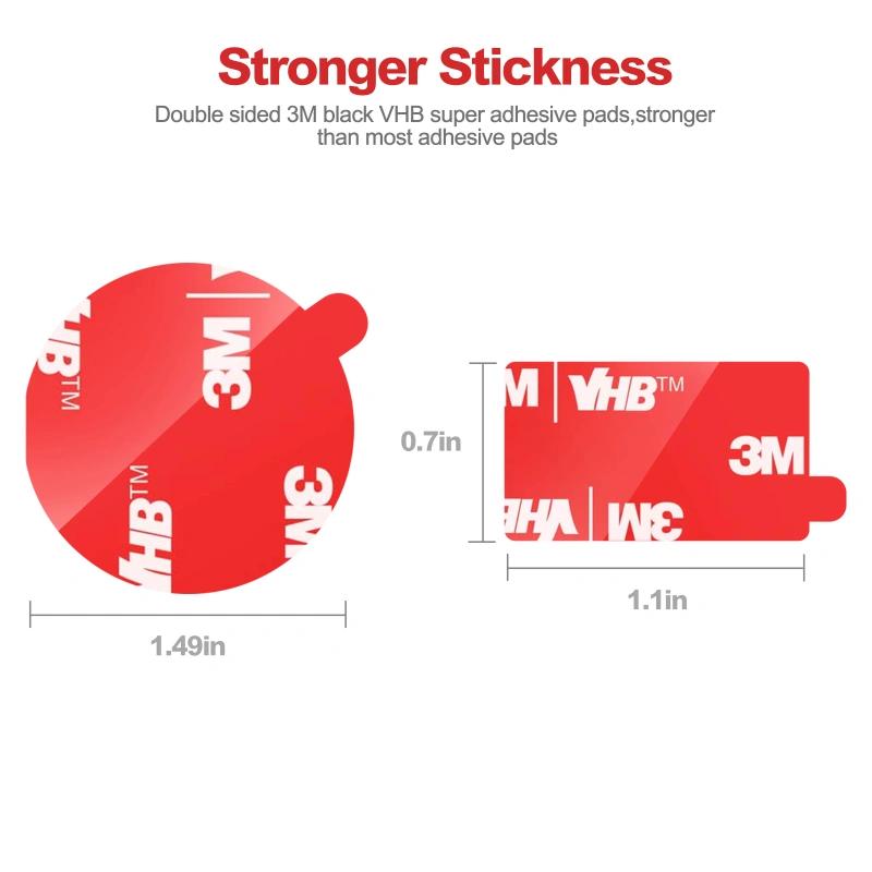 3M Sticky Adhesive for D53 Dash Cam Mount  (4 pcs)