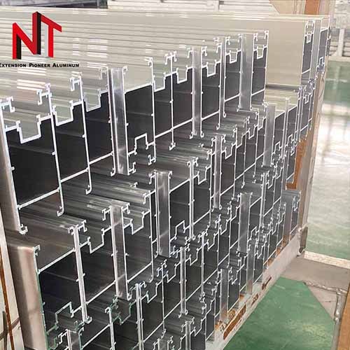 Aluminum sliding window track