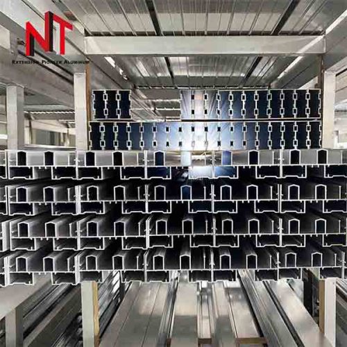 Wind resistant sliding aluminum profile