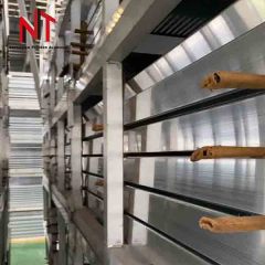Aluminum folding door profiles
