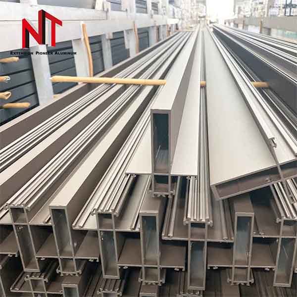 Reinforced mullion profile for swing window or door