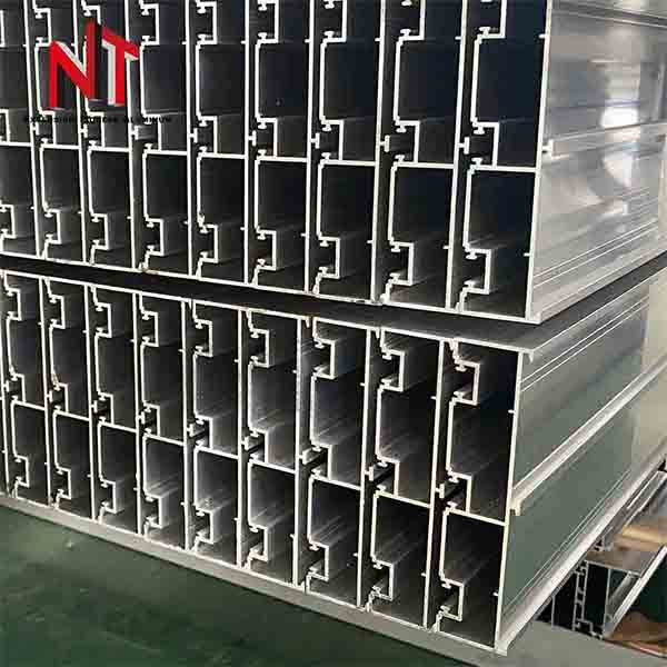 Track aluminum profile for sliding door