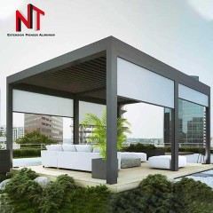 waterproof aluminium louvered pergola