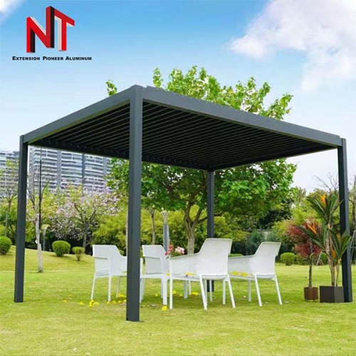 waterproof aluminium louvered pergola