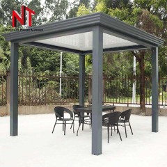 modern outdoor aluminum pergola rain