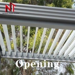 outdoor aluminum pergola louvre