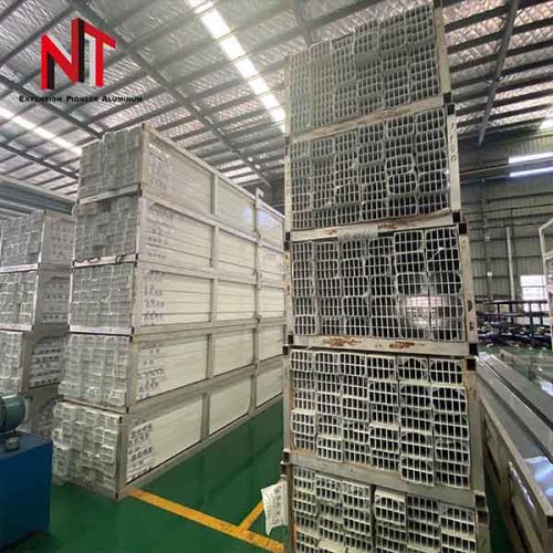 square aluminum profile tube pipe 6000 extrusion