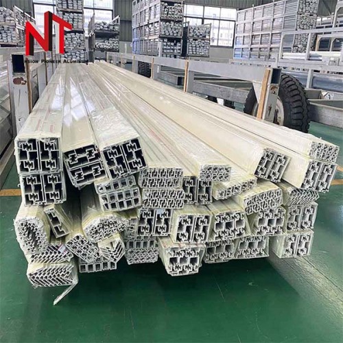 Aluminum alloy door and window material