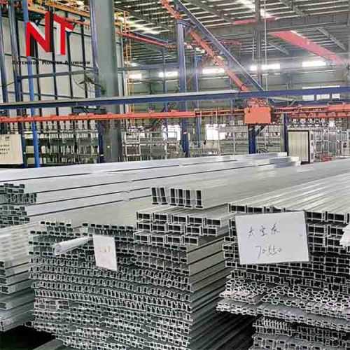 Aluminum u profile channel glass railing
