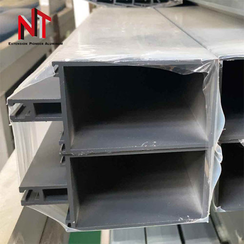 Powder coated curtain wall aluminum profile