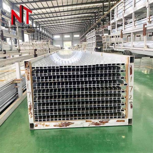 Aluminum profile for frameless door