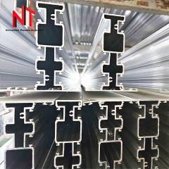 Aluminum profile for sliding door roller