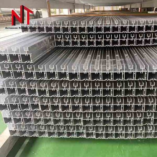 Aluminum profile for glass sliding door decurve parts