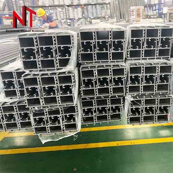 Thermal aluminum sliding doors thin profile