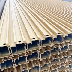 Powder coated aluminum profile