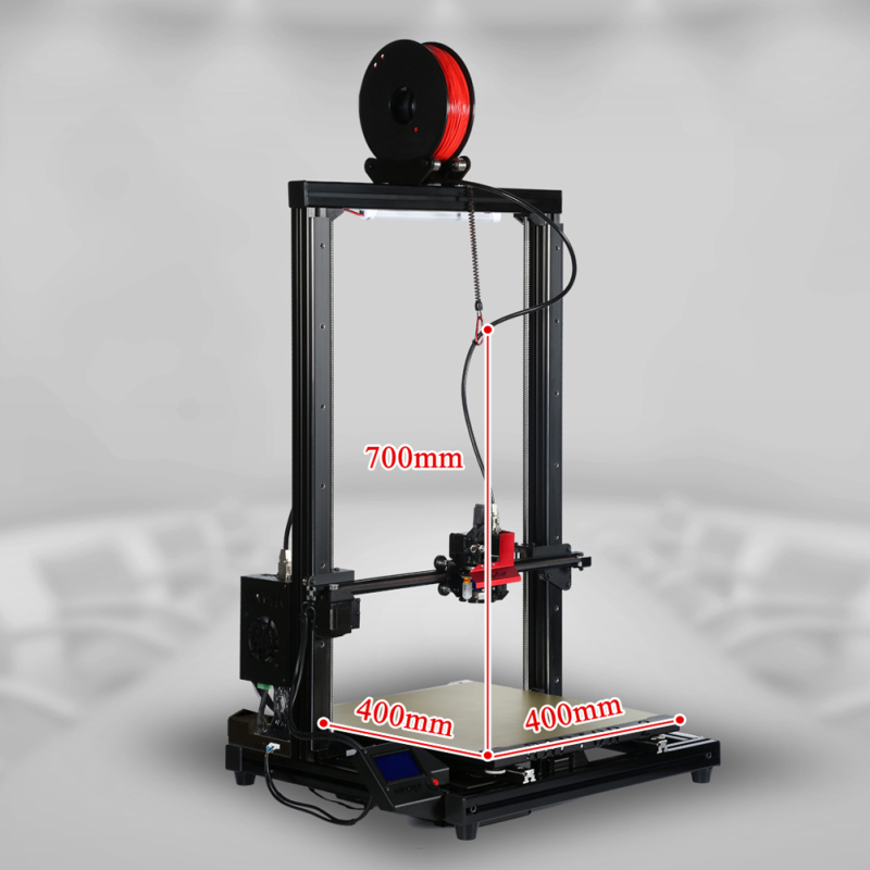 VIVEDINO Raptor 2.0 Huge 3D Printer with 400x400x700mm Print Size