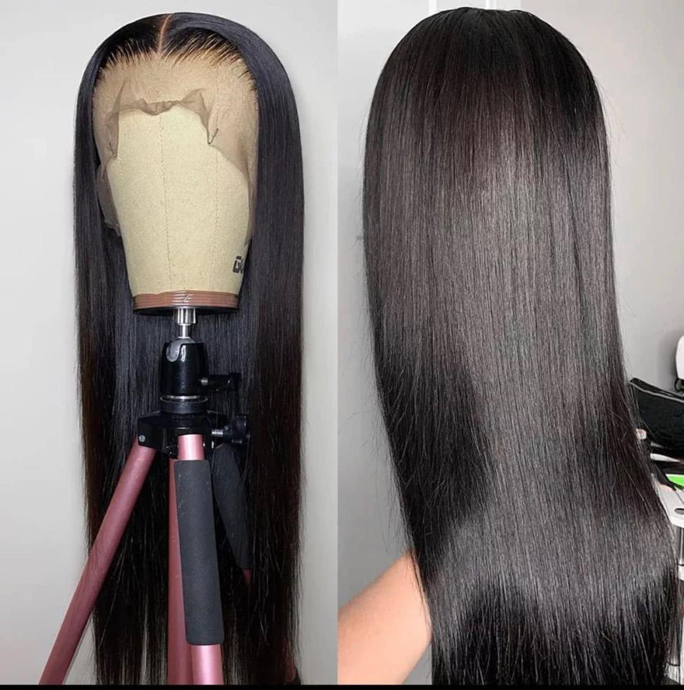 Dima Long 13x6 Transparent Lace Front Pre-made Wigs Human Hair Straight Wig For Women