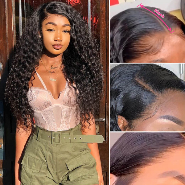Dima Loose Deep Wave Wig 13x6 Transparent Lace Front Pre-made Wig