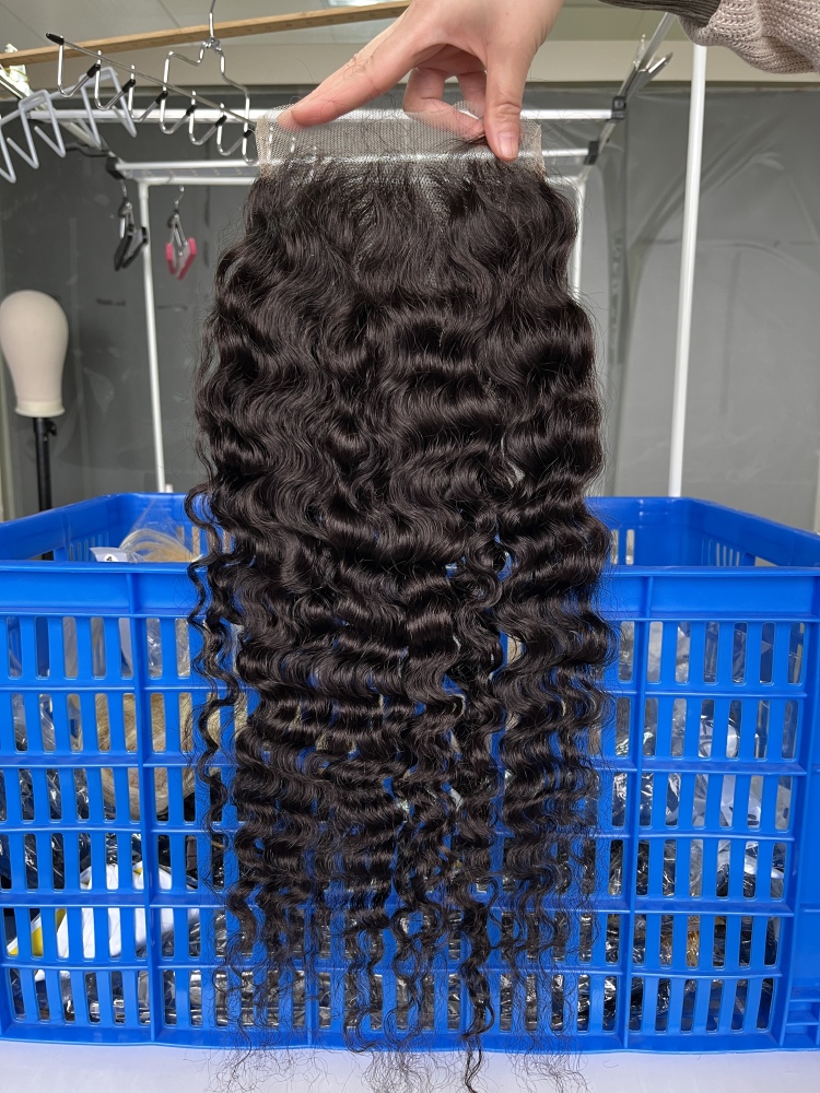 Dima Indian Curly 6x6 Transparent Lace Closure Affordable Raw Hair
