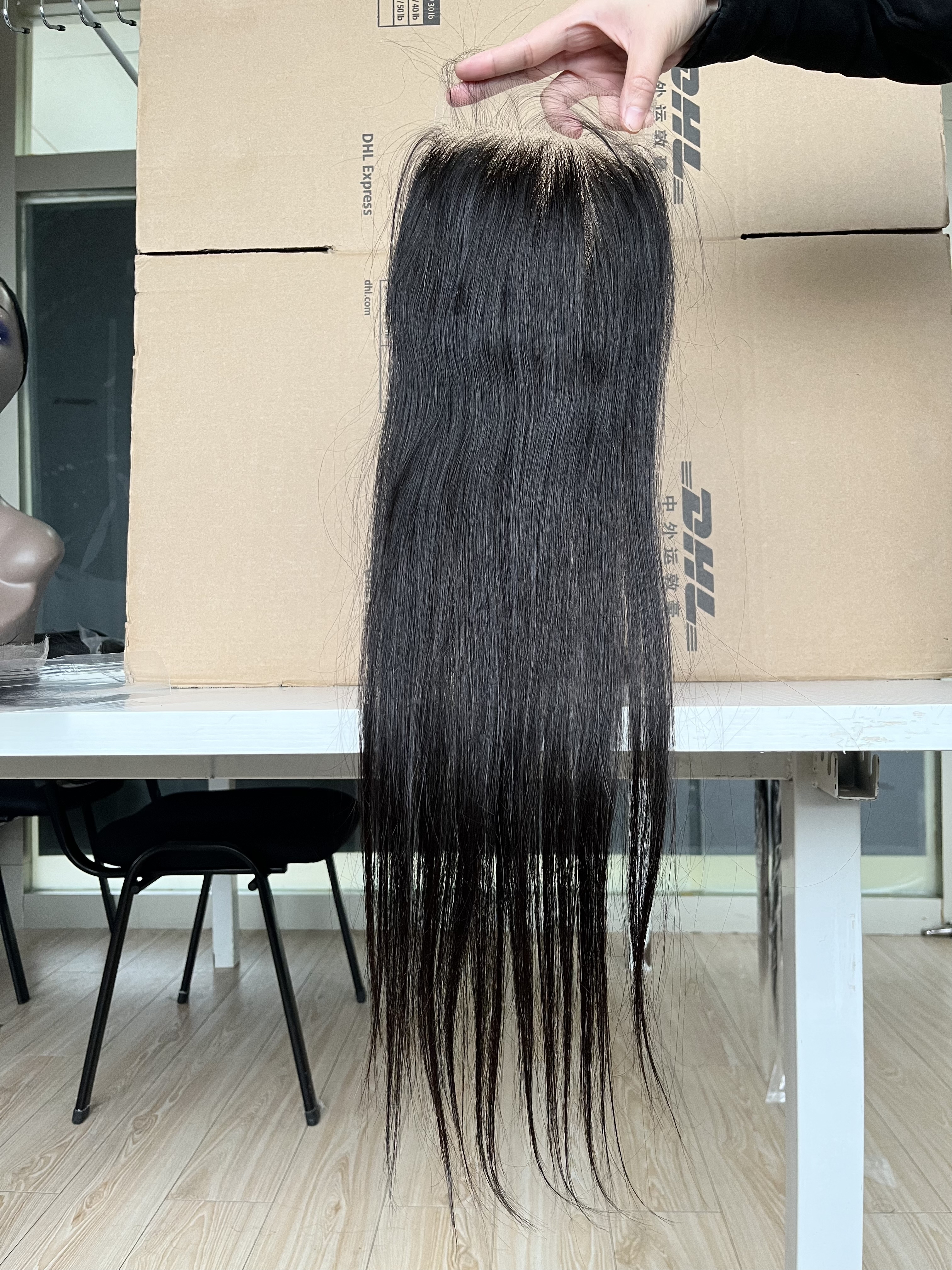 Dima Raw Straight Hair 6x6 Transparent Lace Closure Raw Hair Extension