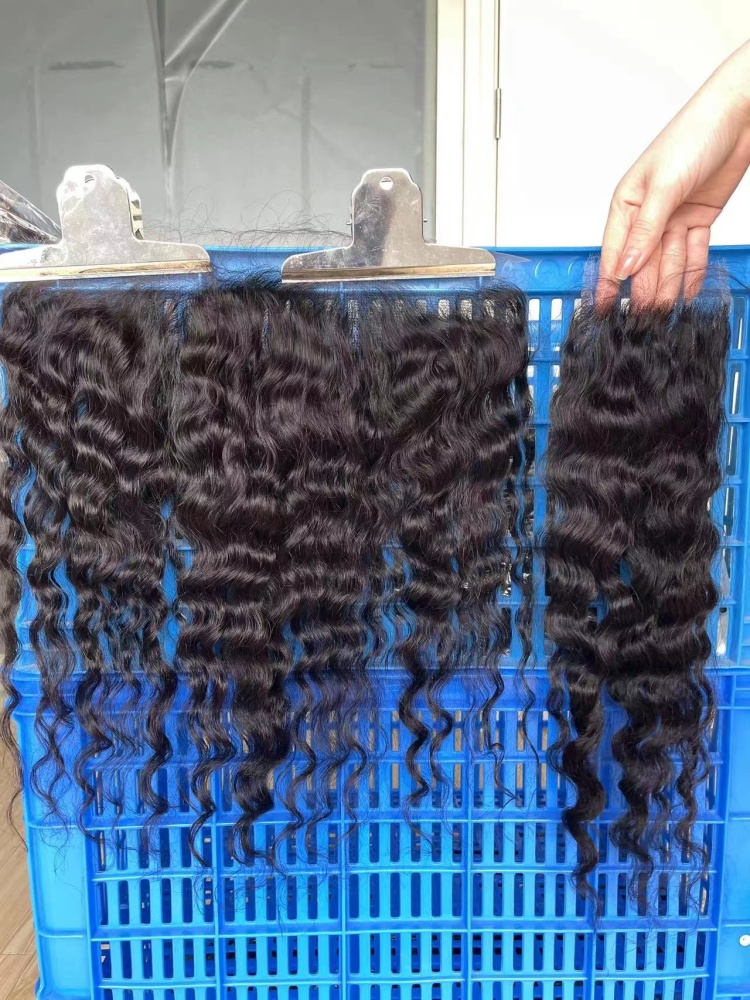 Dima Raw Hair Cambodian 4x4 Transparent Lace Closure Natural Black