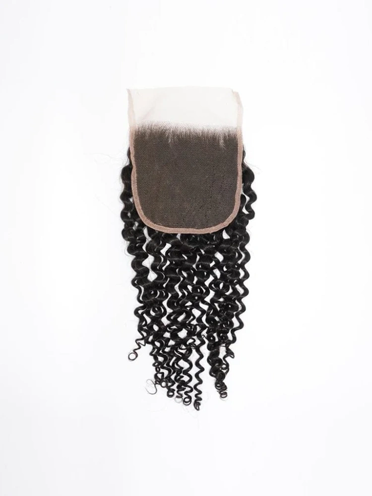 Dima 12A Grade Brazilian Jerry Curly Human Hair 6x6 Transparent Lace Closure