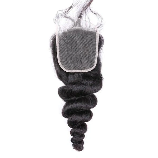 Dima Best Loose Wave Brazilian Mink Human Hair 6x6 Transparent Lace Closure