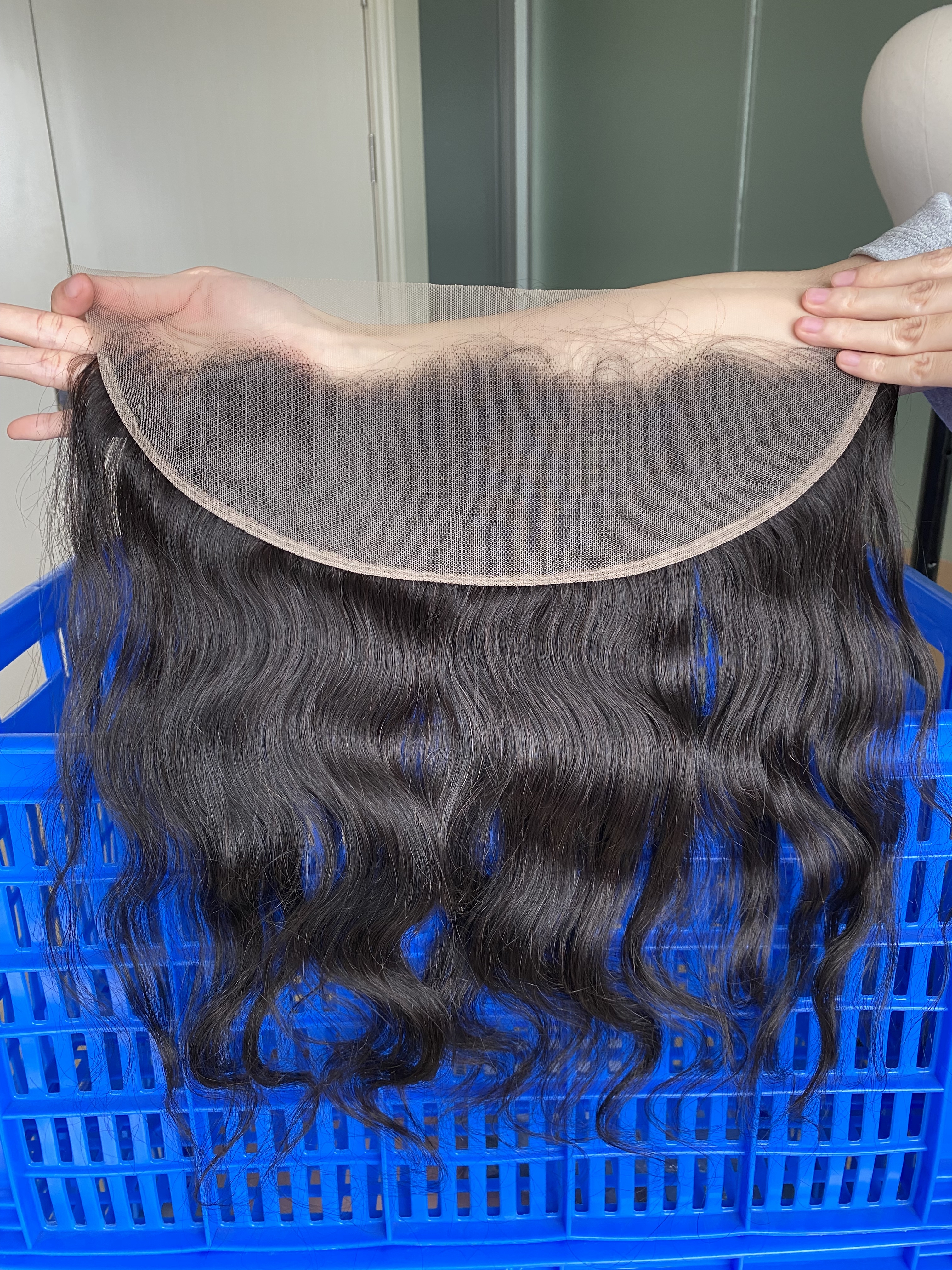 Dima Indian Wavy 13x6 Transparent Lace Frontal Unprocessed Raw Hair